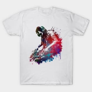 DJ music set #dj #music T-Shirt